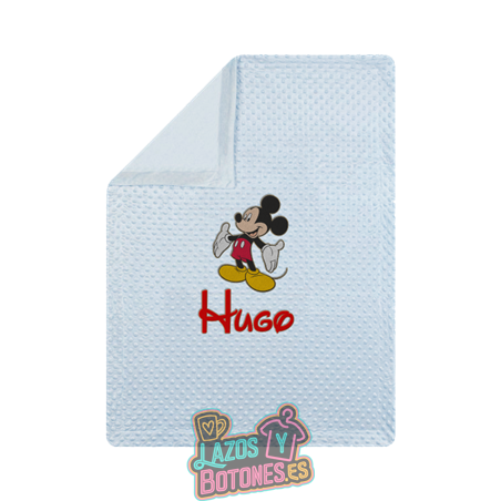 Manta burbujas bordada – Mod. Mickey