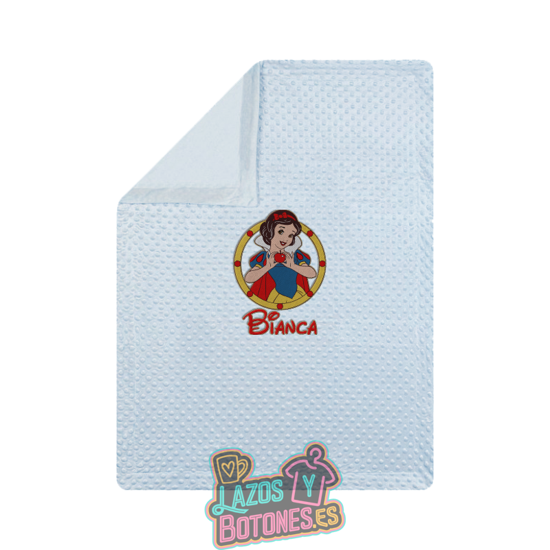 Manta burbujas bordada – Mod. Blancanieves