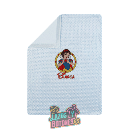 Manta burbujas bordada – Mod. Blancanieves