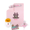 Canastilla bebé personalizada – Mod. Minnie Baby | Chupete de regalo