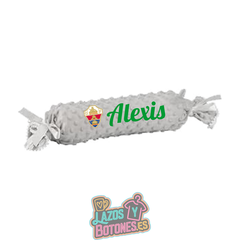 Cojín antivuelco caramelo personalizado – Mod. Elche CF