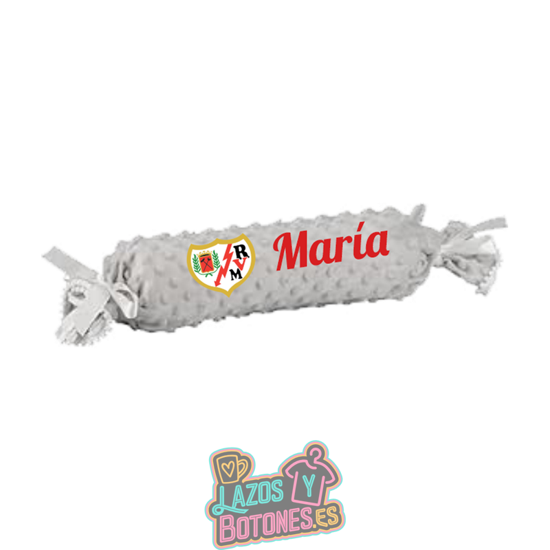 Cojín antivuelco caramelo personalizado – Mod. Rayo Vallecano