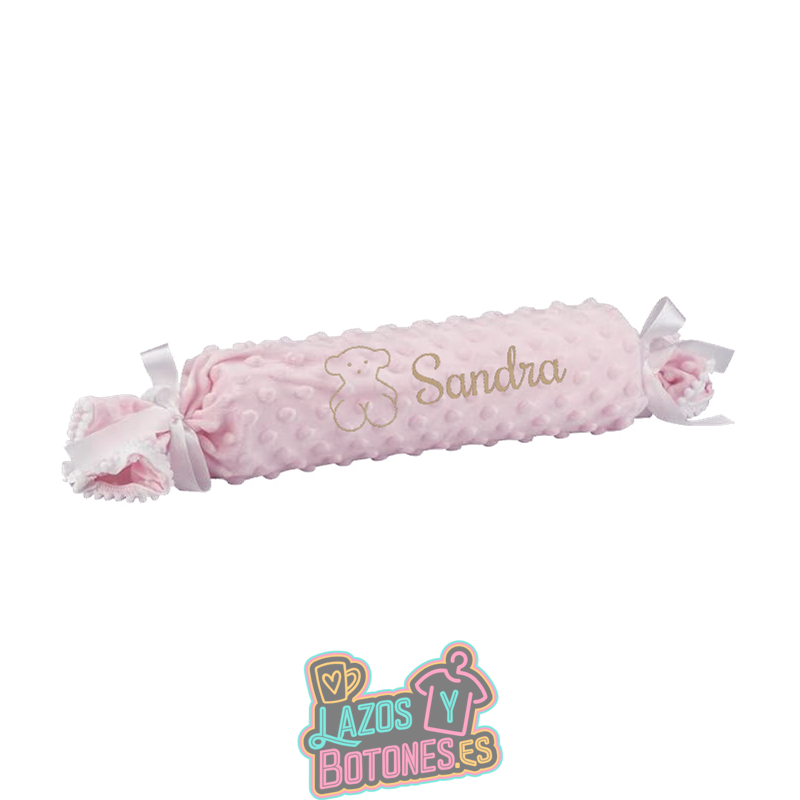 Cojín caramelo antivuelco personalizado con osito – Mod. Osito camel