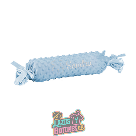 Cojín caramelo antivuelco personalizado con osito – Mod. Osito blanco