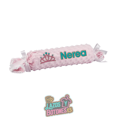 Cojín caramelo antivuelco personalizado – Mod. Corona Princesa / Reina