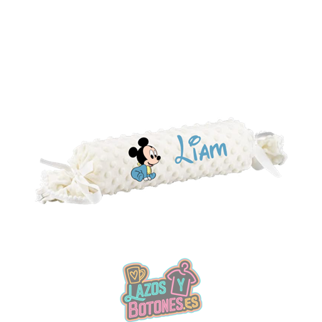 Cojín caramelo antivuelco personalizado – Mod. Mickey Baby