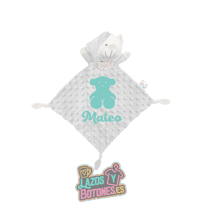 Doudou personalizado – Mod. Osito Verde Jade