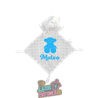 Doudou personalizado – Mod. Osito Azul