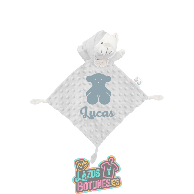 Doudou personalizado – Mod. Osito Gris