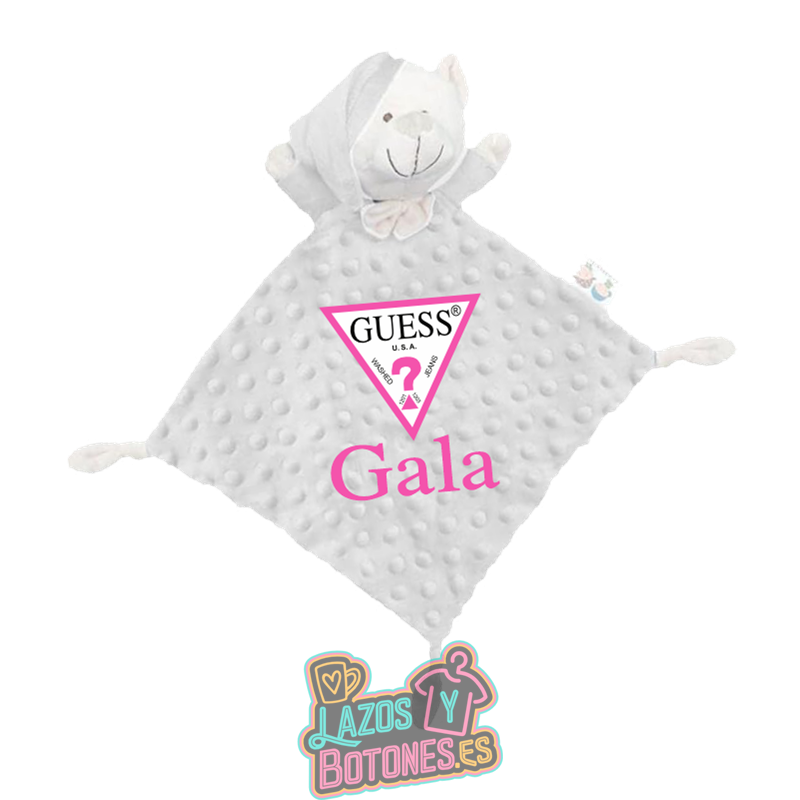 Doudou personalizado – Mod. Guess Fucsia