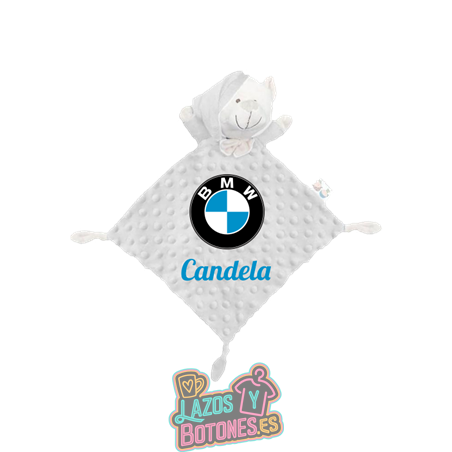 Doudou personalizado – Mod. BMW Azul