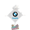 Doudou personalizado – Mod. BMW Azul