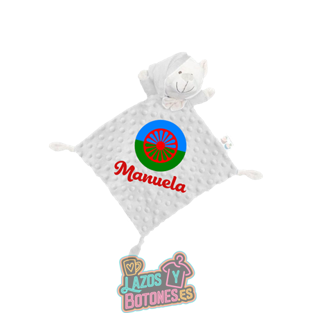Doudou personalizado – Mod. Bandera Pueblo Gitano