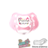 Chupete personalizado 0–6 meses – Mod. Príncipe / Princesa de la casa (colores a elegir)