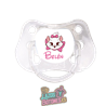 Chupete personalizado Marie Cat Cara con nombre – 0 a 6 meses