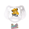 Chupete personalizado Simba Rey León con nombre – 0 a 6 meses