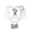 Chupete personalizado osito globos azules con nombre – 0 a 6 meses
