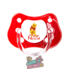 Chupete personalizado Winnie con nombre – 0 a 6 meses | Lazos y Botones