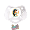 Chupete personalizado Princesa Jasmine marco con nombre – 0 a 6 meses | Lazos y Botones
