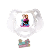 Chupete personalizado Frozen con nombre – 0 a 6 meses