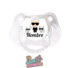 Chupete personalizado Karl Lagerfeld con nombre – 0 a 6 meses