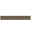  Grosgrain Lunares Marrón/blanco 9mm