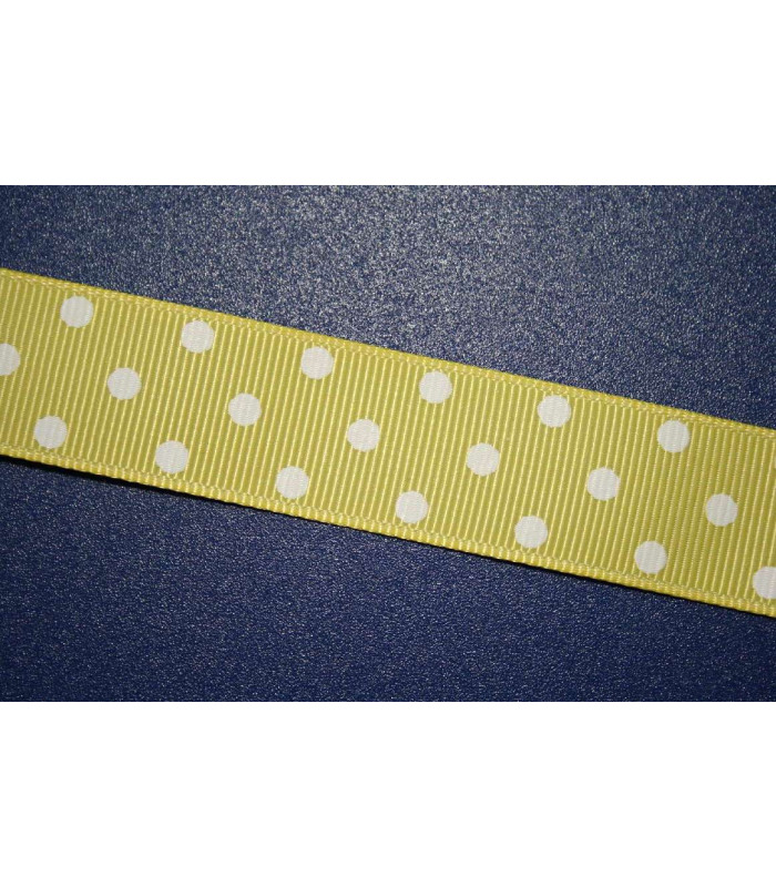 Lunares grandes AMARILLO 22mm