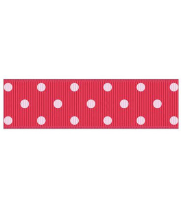 Lunares grandes FUCSIA  22mm