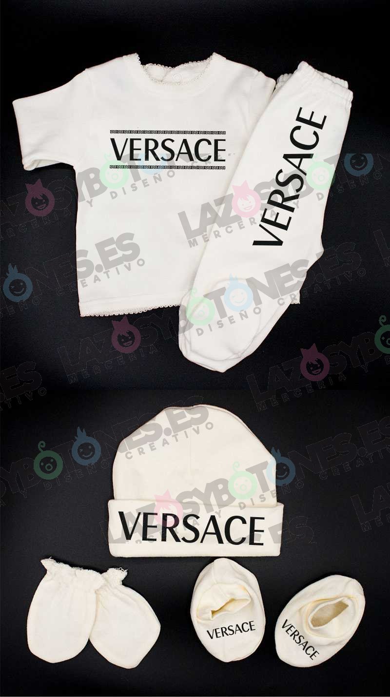 Newborn Ropa Bebe Versace Abrigo Bebe 0-3 Meses Abrigo De Invierno
